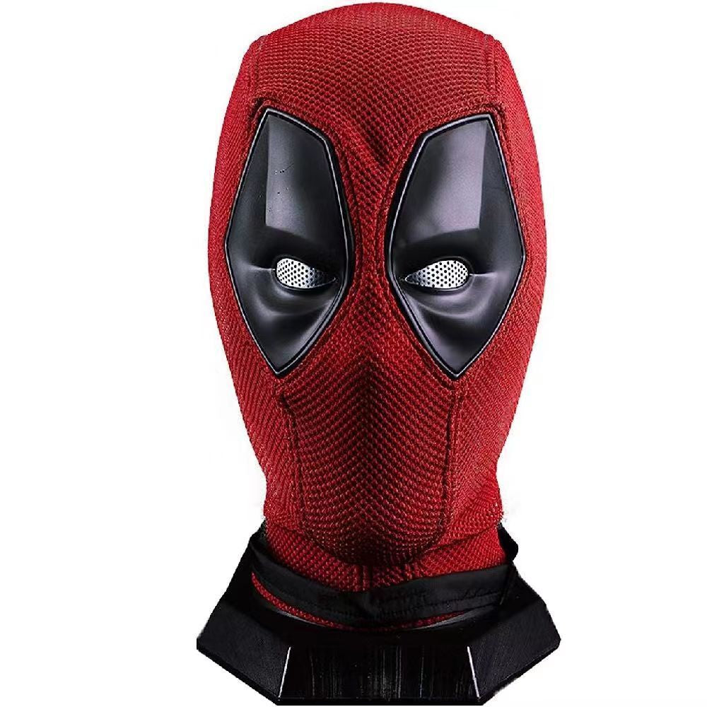 Deadpool Full Face Mask Cos Perspective Superhero Breathable Knit Mask Halloween