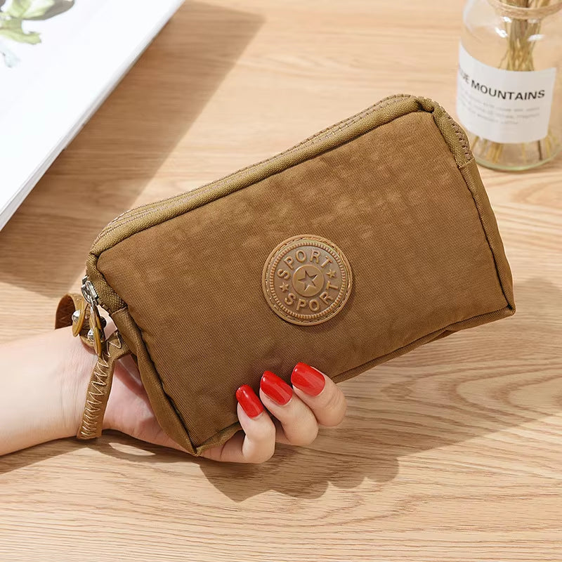 Men and Women Wallets New Korean Large Capacity Portable Oxford Cloth Coin Wallet Waterproof Portable