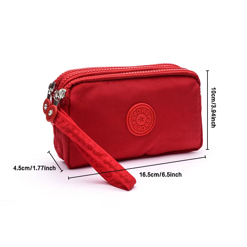 Men and Women Wallets New Korean Large Capacity Portable Oxford Cloth Coin Wallet Waterproof Portable