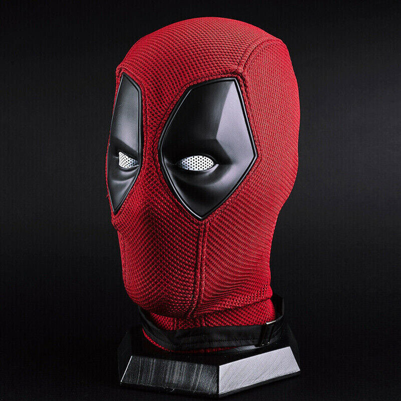 Deadpool Full Face Mask Cos Perspective Superhero Breathable Knit Mask Halloween